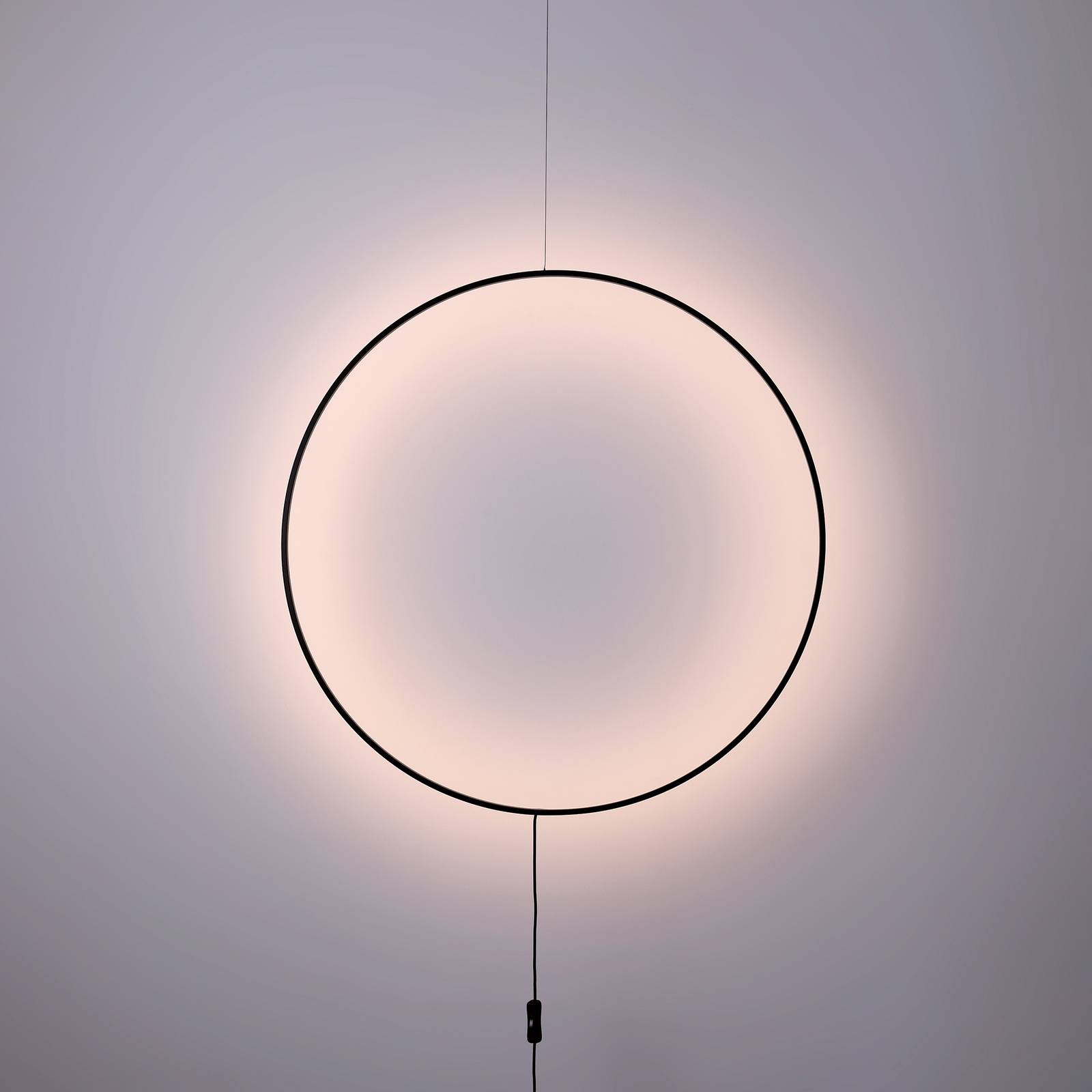 LED-Wandleuchte Shadow, kreisförmig, Ø 61 cm von Viokef