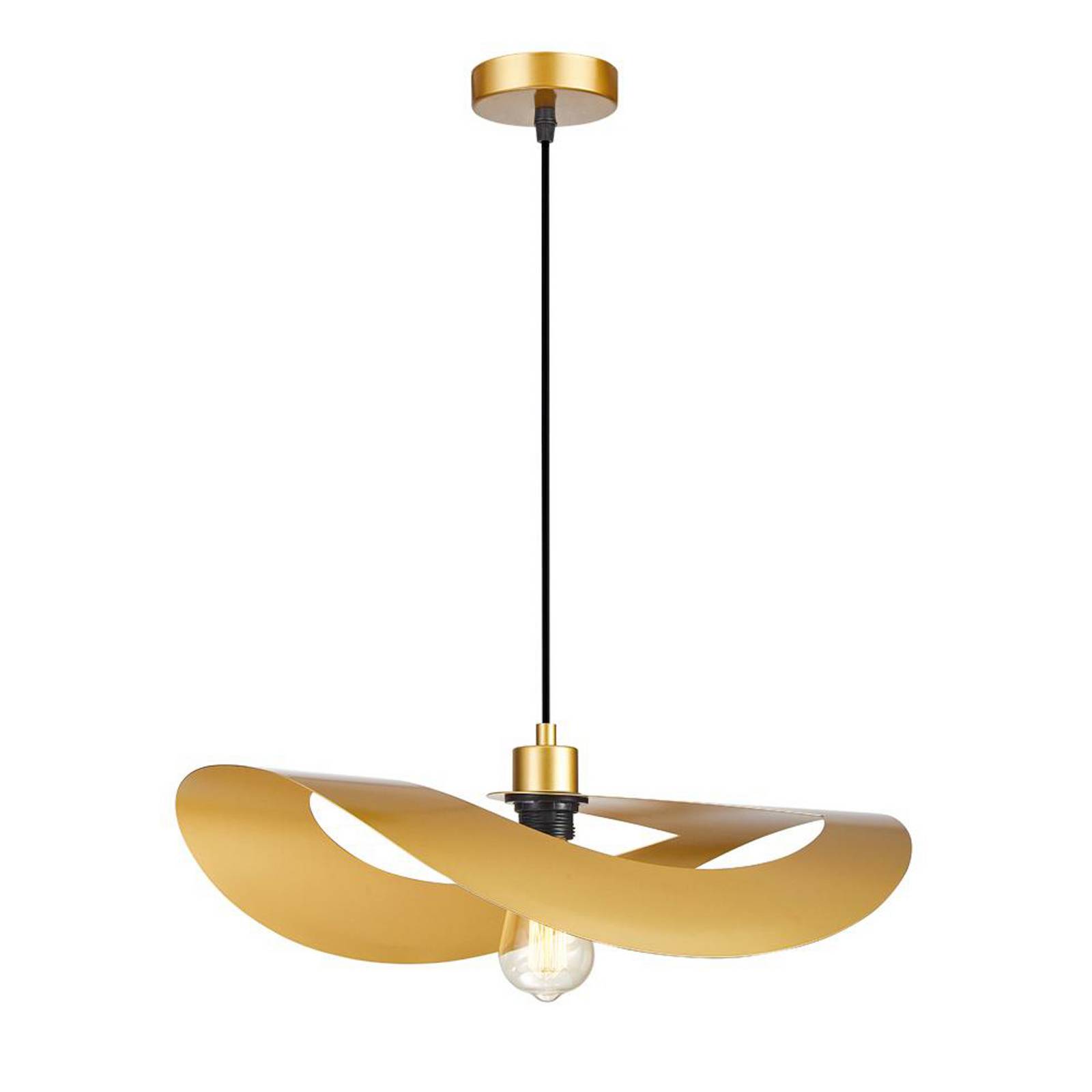 Pendellampe Mas, goldfarben, Ø 50 cm, Metall Pendellampe Mas, goldfarben, Ø 50 cm, Metall von Viokef