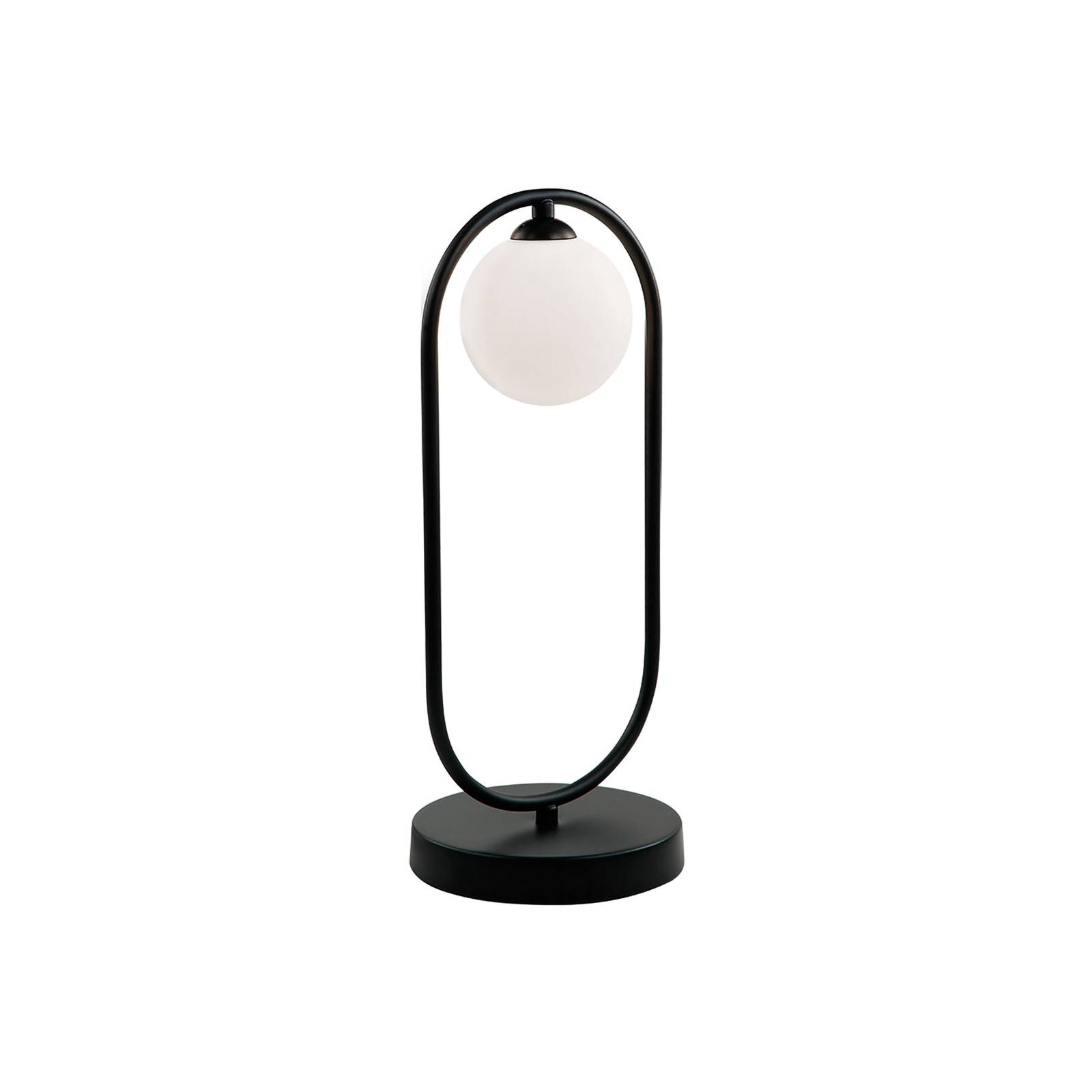 Tischleuchte Fancy mit Glasschirm, schwarz Tischleuchte Fancy mit Glasschirm, schwarz von Viokef