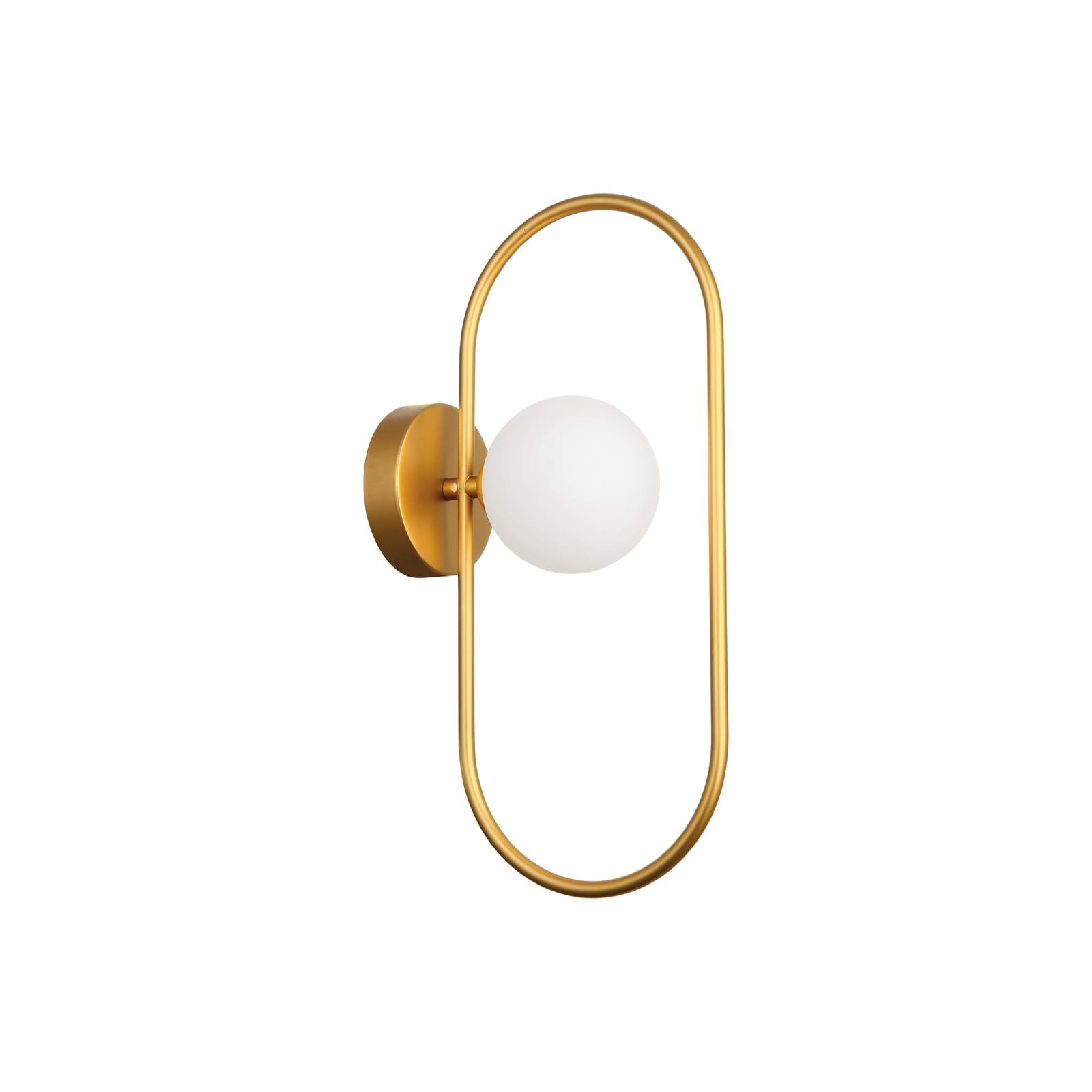 Wandleuchte Fancy mit Glasschirm, gold Wandleuchte Fancy mit Glasschirm, gold von Viokef