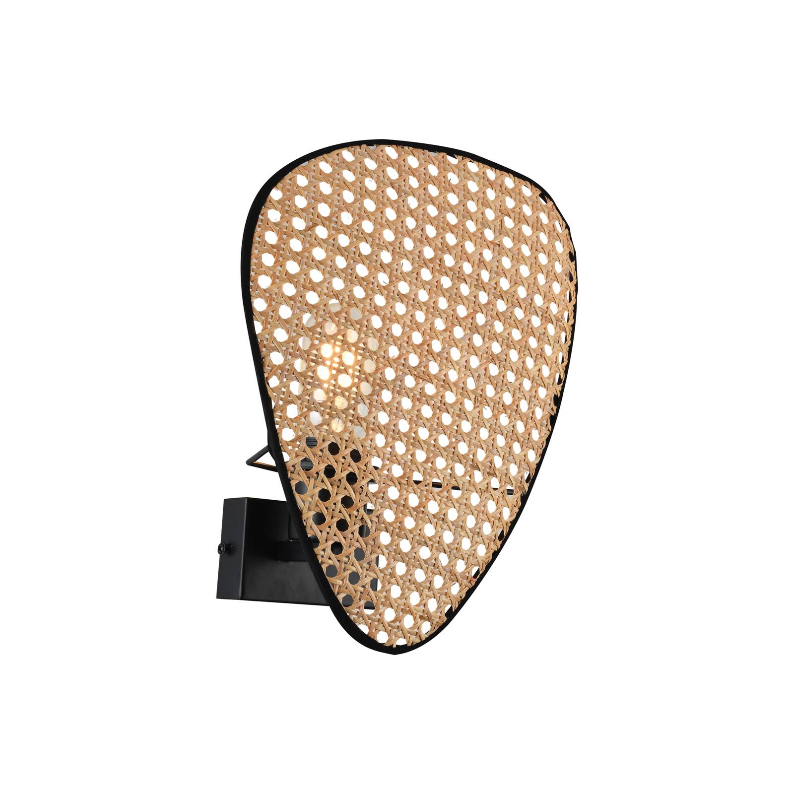 Wandleuchte Gheisa aus Rattan, einflammig Wandleuchte Gheisa aus Rattan, einflammig von Viokef