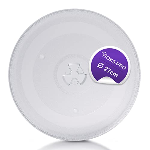 Vioks.pro Mikrowelle Drehteller Ersatz für Gorenje 297544 Ø270 mm Ersatz Drehteller für Mikrowelle Teller Glas Universal für Mikrowelle Panasonic Vioks.pro Mikrowelle Drehteller Ersatz für Gorenje 297544 Ø270 mm Ersatz Drehteller für Mikrowelle Teller Glas Universal für Mikrowelle Panasonic von Vioks.pro