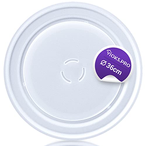 Vioks.pro Mikrowelle Drehteller Ersatz für Whirlpool 481946678348 Ø360mm Ersatz Drehteller für Mikrowelle Teller Glas Universal Mikrowelle Zubehör Vioks.pro Mikrowelle Drehteller Ersatz für Whirlpool 481946678348 Ø360mm Ersatz Drehteller für Mikrowelle Teller Glas Universal Mikrowelle Zubehör von Vioks.pro
