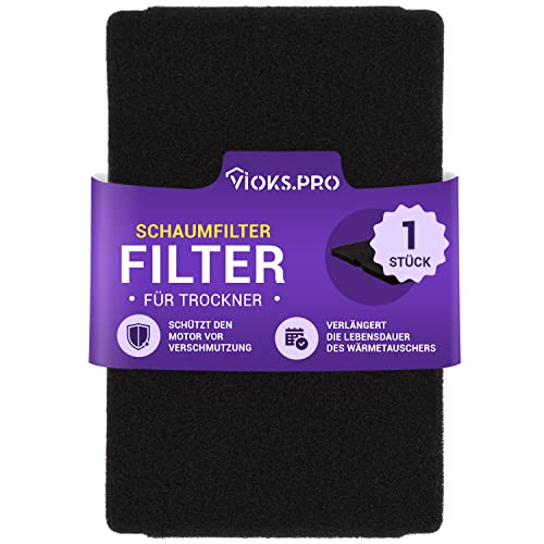 Vioks.pro Trockner Filter 240x155mm Ersatz für Beko 2964840200, Beko Filter Trockner Beko Wärmepumpentrockner Filter, Blomberg TKF 7451 W50 Filter von Vioks.pro
