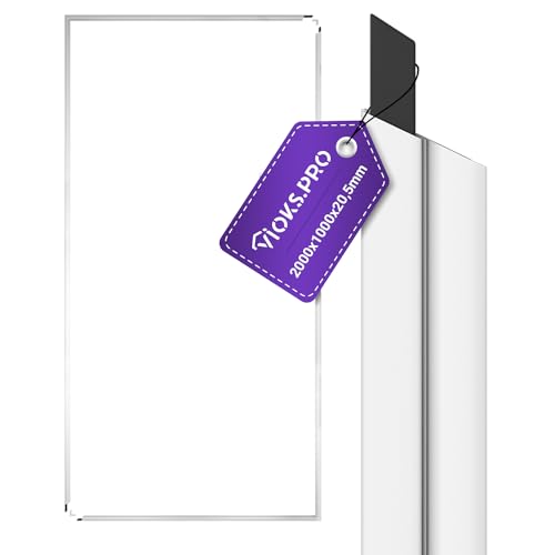 Vioks.pro Türdichtungset zum Einschrauben 2000 x 1000 mm - Türdichtung Gummi Dichtgummi Kühlschrank Türdichtung & Gefrierschrank Kühlschrank Zubehör von Vioks.pro