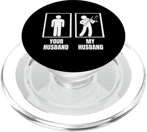 Dein Mann, mein Mann, Geige, Ehefrau, Lustiger Geiger PopSockets PopGrip für MagSafe Dein Mann, mein Mann, Geige, Ehefrau, Lustiger Geiger PopSockets PopGrip für MagSafe von Violin Player And Violin Teacher Gifts