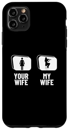 Deine Frau Meine Frau Geige Ehemann Lustiger Geiger Hülle für iPhone 11 Pro Max Deine Frau Meine Frau Geige Ehemann Lustiger Geiger Hülle für iPhone 11 Pro Max von Violin Player And Violin Teacher Gifts