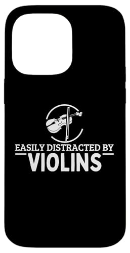 Lässt sich leicht von Violinen ablenken, lustige Violine Hülle für iPhone 14 Pro Max von Violin Player And Violin Teacher Gifts