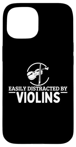 Lässt sich leicht von Violinen ablenken, lustige Violine Hülle für iPhone 15 Lässt sich leicht von Violinen ablenken, lustige Violine Hülle für iPhone 15 von Violin Player And Violin Teacher Gifts
