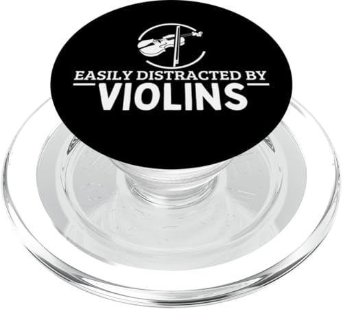 Lässt sich leicht von Violinen ablenken, lustige Violine PopSockets PopGrip für MagSafe Lässt sich leicht von Violinen ablenken, lustige Violine PopSockets PopGrip für MagSafe von Violin Player And Violin Teacher Gifts