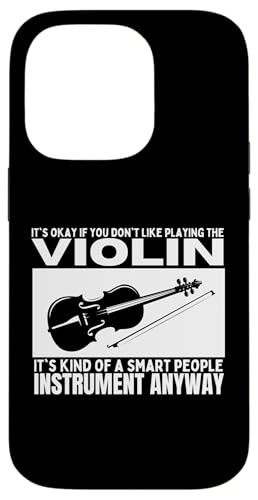 Violine Is For Smart People Funny Violinist Hülle für iPhone 14 Pro von Violin Player And Violin Teacher Gifts