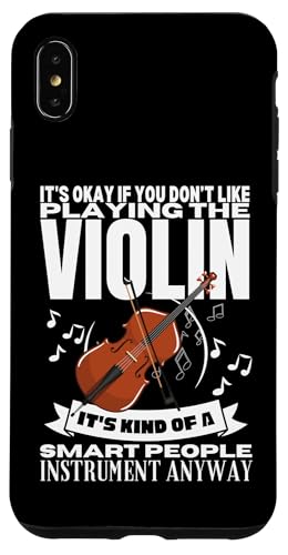 Violine Is For Smart People Funny Violinist Hülle für iPhone XS Max von Violin Player And Violin Teacher Gifts