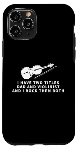 Violinist And Dad Proud Funny Man Violine Hülle für iPhone 11 Pro von Violin Player And Violin Teacher Gifts