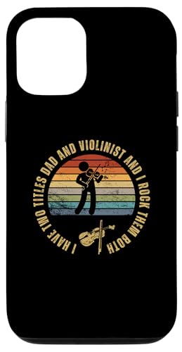 Violinist And Dad Proud Funny Man Violine Hülle für iPhone 12/12 Pro von Violin Player And Violin Teacher Gifts
