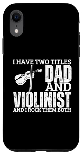 Violinist And Dad Proud Funny Man Violine Hülle für iPhone XR Violinist And Dad Proud Funny Man Violine Hülle für iPhone XR von Violin Player And Violin Teacher Gifts