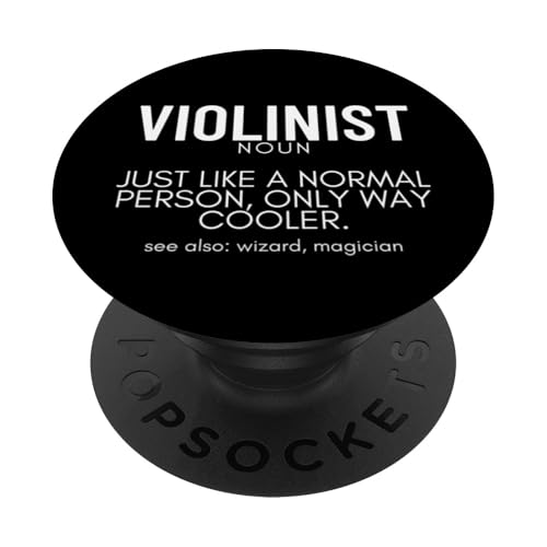 Violinist Definition Stolze lustige Violine PopSockets Klebender PopGrip von Violin Player And Violin Teacher Gifts