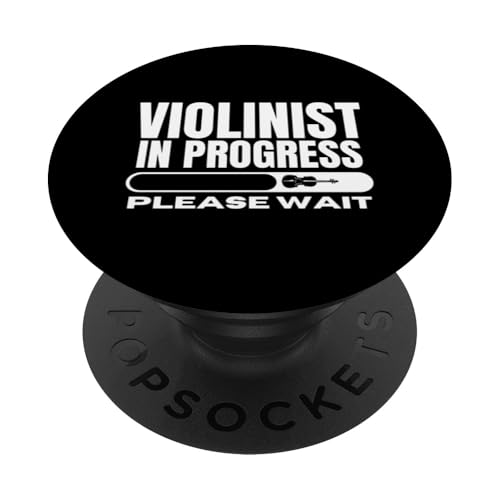 Violinist in Progress Loading Funny Violine PopSockets Klebender PopGrip Violinist in Progress Loading Funny Violine PopSockets Klebender PopGrip von Violin Player And Violin Teacher Gifts