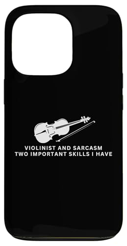 Violinist und Sarkasmus Lustiger Violinspieler Hülle für iPhone 13 Pro von Violin Player And Violin Teacher Gifts