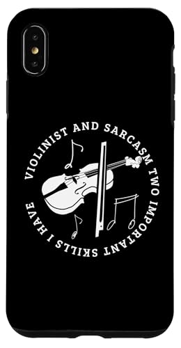Violinist und Sarkasmus Lustiger Violinspieler Hülle für iPhone XS Max von Violin Player And Violin Teacher Gifts