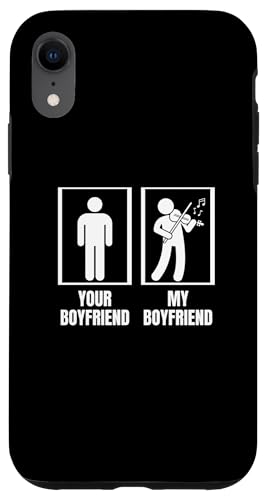 Your Boyfriend My Boyfriend Violine Funny Violinist Hülle für iPhone XR von Violin Player And Violin Teacher Gifts