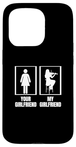 Your Girlfriend My Girlfriend Violine Funny Violinist Hülle für iPhone 15 Pro von Violin Player And Violin Teacher Gifts