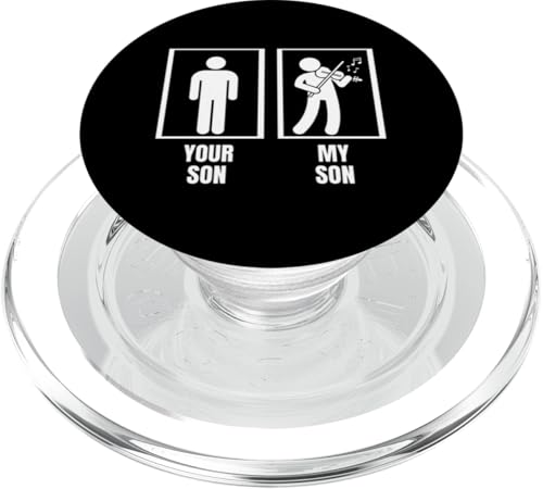 Your Son My Son Violine Dad Mom Funny Violinist PopSockets PopGrip für MagSafe Your Son My Son Violine Dad Mom Funny Violinist PopSockets PopGrip für MagSafe von Violin Player And Violin Teacher Gifts