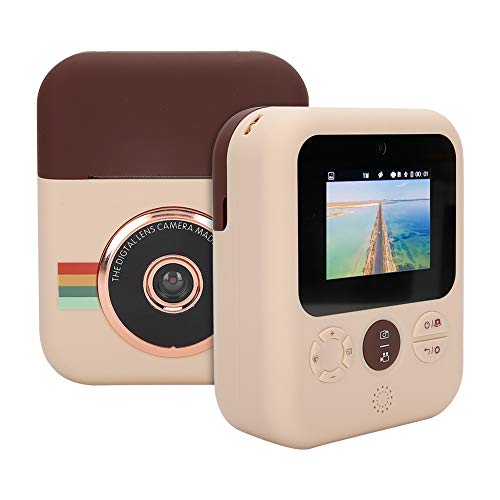 Vipxyc Mini Geschenk Druckkamera, 12 Megapixel HD Digitale Sofortbildkamera with IPS Farbbildschirm, DIY Graffiti Sofortdruck Kamera, 1500 mAh Akku von Vipxyc