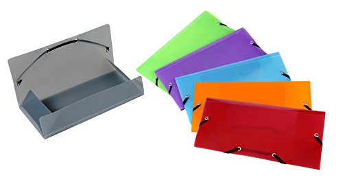 Viquel 097797 – 49 Stück 25 Hüllen Kunststoff Taschenformat 12 x 23,5 cm verschiedene Farben von Viquel