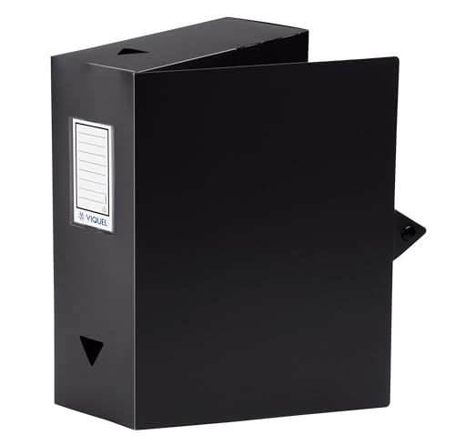 Viquel Class Doc Heftbox Polypropylen, Rücken 100 mm schwarz von Viquel