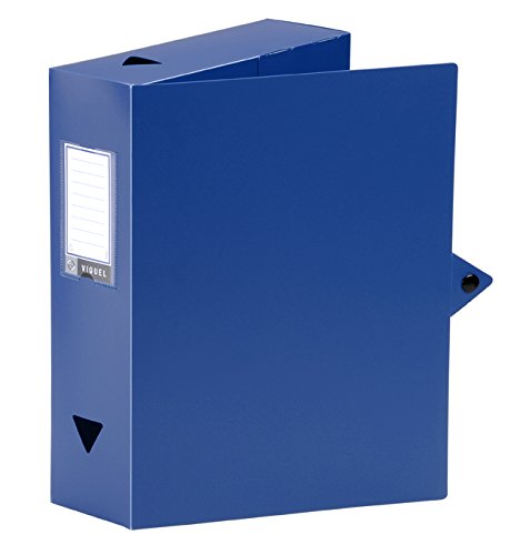 Viquel Class Doc Heftbox Polypropylen, Rücken 80 mm blau von Viquel