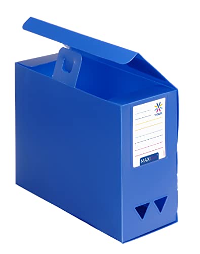 Viquel Maxi Doc Archivbox aus Polypropylen Rücken 120 mm blau von Viquel