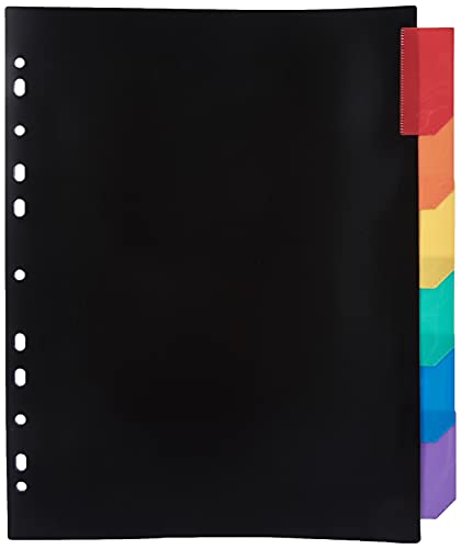 Viquel Maxi Set 6 Trennblätter A4 aus Polypropylen Rainbow Class von Viquel
