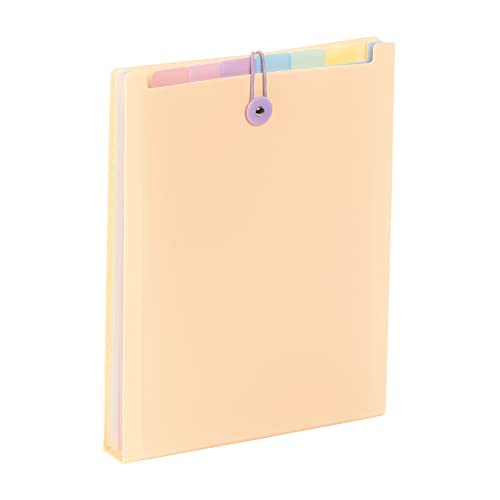 Viquel - Ordnungsmappe für Rucksack mit 6 Positionen – Rainbow Pastell – Vertikale Fächermappe A4 – Beige Viquel - Ordnungsmappe für Rucksack mit 6 Positionen – Rainbow Pastell – Vertikale Fächermappe A4 – Beige von Viquel