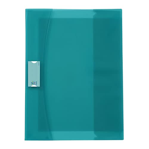 Viquel Strong Cover – Heftschoner 17 x 22 cm aus grünem Kunststoff – Premium-Qualität – verstärkter Rücken – mit Klappen für Lesezeichen von Viquel