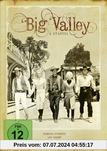 Big Valley - 1. Staffel [8 DVDs] von Virgil W. Vogel