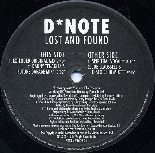 Lost and Found [12 [Vinyl LP] von Virgin