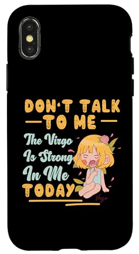 Jungfrau-Zodiac: Don't Talk To Me The Virgo Is Strong In Me Hülle für iPhone X/XS Jungfrau-Zodiac: Don't Talk To Me The Virgo Is Strong In Me Hülle für iPhone X/XS von Virgo Zodiac Sign Designs For Women
