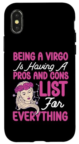 Jungfrau-Zodiac: Eine Vor- und Nachteile-Liste für alles haben Hülle für iPhone X/XS Jungfrau-Zodiac: Eine Vor- und Nachteile-Liste für alles haben Hülle für iPhone X/XS von Virgo Zodiac Sign Designs For Women