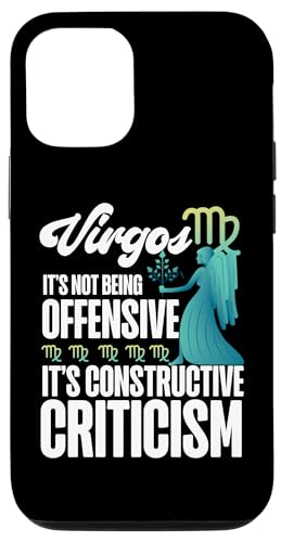 Jungfrau-Zodiac: Es ist keine beleidigende, sondern konstruktive Kritik Hülle für iPhone 12/12 Pro von Virgo Zodiac Sign Designs For Women