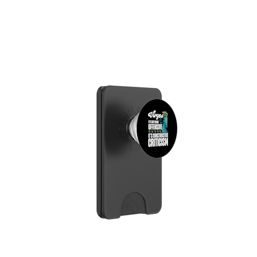 Jungfrau-Zodiac: Es ist keine beleidigende, sondern konstruktive Kritik PopSockets PopWallet für MagSafe Jungfrau-Zodiac: Es ist keine beleidigende, sondern konstruktive Kritik PopSockets PopWallet für MagSafe von Virgo Zodiac Sign Designs For Women