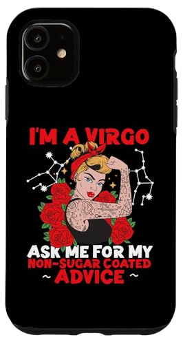 Jungfrau-Zodiac: Fragen Sie mich nach meinem nicht zuckerbeschichteten Rat Hülle für iPhone 11 Jungfrau-Zodiac: Fragen Sie mich nach meinem nicht zuckerbeschichteten Rat Hülle für iPhone 11 von Virgo Zodiac Sign Designs For Women