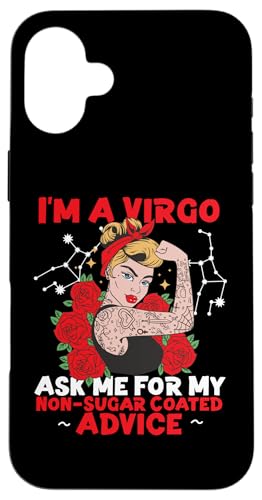 Jungfrau-Zodiac: Fragen Sie mich nach meinem nicht zuckerbeschichteten Rat Hülle für iPhone 16 Plus Jungfrau-Zodiac: Fragen Sie mich nach meinem nicht zuckerbeschichteten Rat Hülle für iPhone 16 Plus von Virgo Zodiac Sign Designs For Women