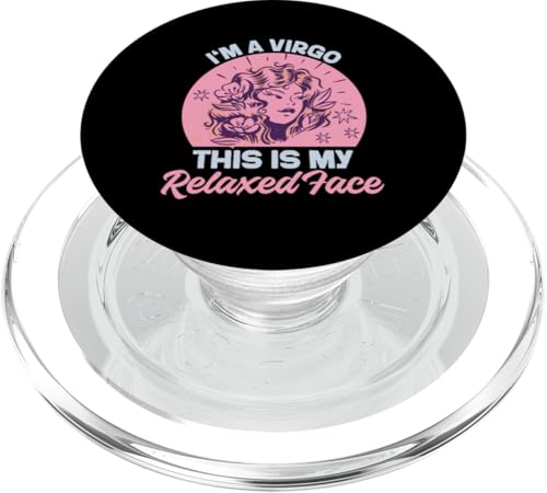 Jungfrau-Zodiac: I'm A Virgo - This Is My Relaxed Face PopSockets PopGrip für MagSafe Jungfrau-Zodiac: I'm A Virgo - This Is My Relaxed Face PopSockets PopGrip für MagSafe von Virgo Zodiac Sign Designs For Women