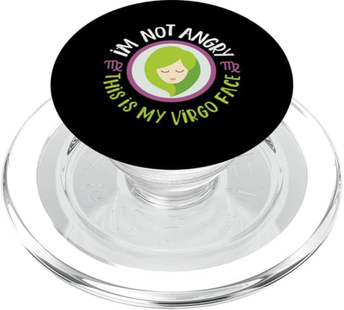 Jungfrau-Zodiac: I'm Not Angry, This Is My Virgo Face PopSockets PopGrip für MagSafe Jungfrau-Zodiac: I'm Not Angry, This Is My Virgo Face PopSockets PopGrip für MagSafe von Virgo Zodiac Sign Designs For Women