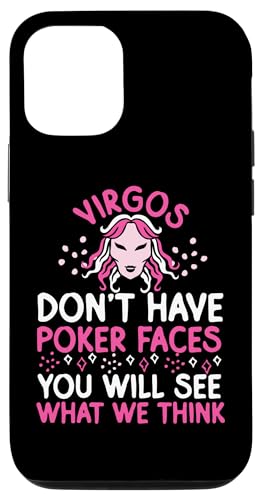 Jungfrau-Zodiac: Jungfrauen haben keine Pokergesichter Hülle für iPhone 12/12 Pro Jungfrau-Zodiac: Jungfrauen haben keine Pokergesichter Hülle für iPhone 12/12 Pro von Virgo Zodiac Sign Designs For Women