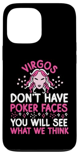 Jungfrau-Zodiac: Jungfrauen haben keine Pokergesichter Hülle für iPhone 13 Pro Max Jungfrau-Zodiac: Jungfrauen haben keine Pokergesichter Hülle für iPhone 13 Pro Max von Virgo Zodiac Sign Designs For Women