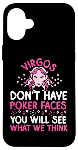 Jungfrau-Zodiac: Jungfrauen haben keine Pokergesichter Hülle für iPhone 16 Plus Jungfrau-Zodiac: Jungfrauen haben keine Pokergesichter Hülle für iPhone 16 Plus von Virgo Zodiac Sign Designs For Women