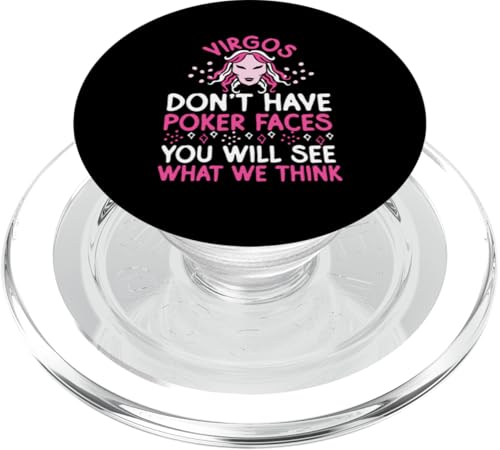 Jungfrau-Zodiac: Jungfrauen haben keine Pokergesichter PopSockets PopGrip für MagSafe Jungfrau-Zodiac: Jungfrauen haben keine Pokergesichter PopSockets PopGrip für MagSafe von Virgo Zodiac Sign Designs For Women