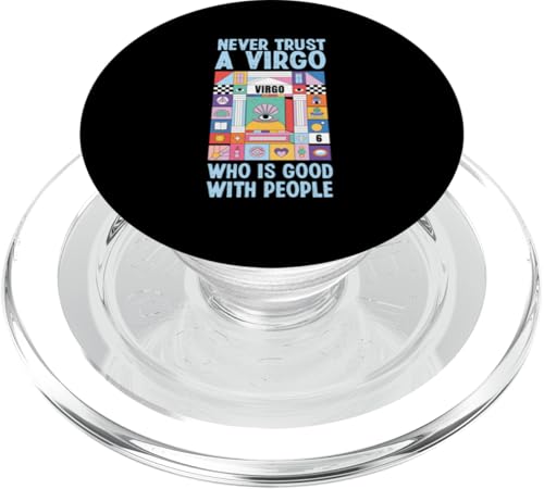 Jungfrau-Zodiac: Vertraue niemals einer Jungfrau, die gut mit Menschen ist PopSockets PopGrip für MagSafe Jungfrau-Zodiac: Vertraue niemals einer Jungfrau, die gut mit Menschen ist PopSockets PopGrip für MagSafe von Virgo Zodiac Sign Designs For Women