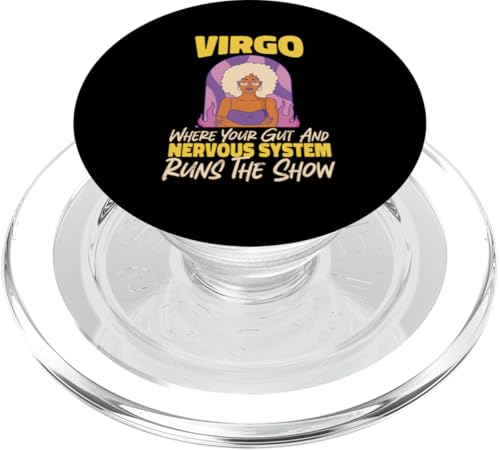 Jungfrau-Zodiak: Darm und Nervensystem führt die Show PopSockets PopGrip für MagSafe Jungfrau-Zodiak: Darm und Nervensystem führt die Show PopSockets PopGrip für MagSafe von Virgo Zodiac Sign Designs For Women